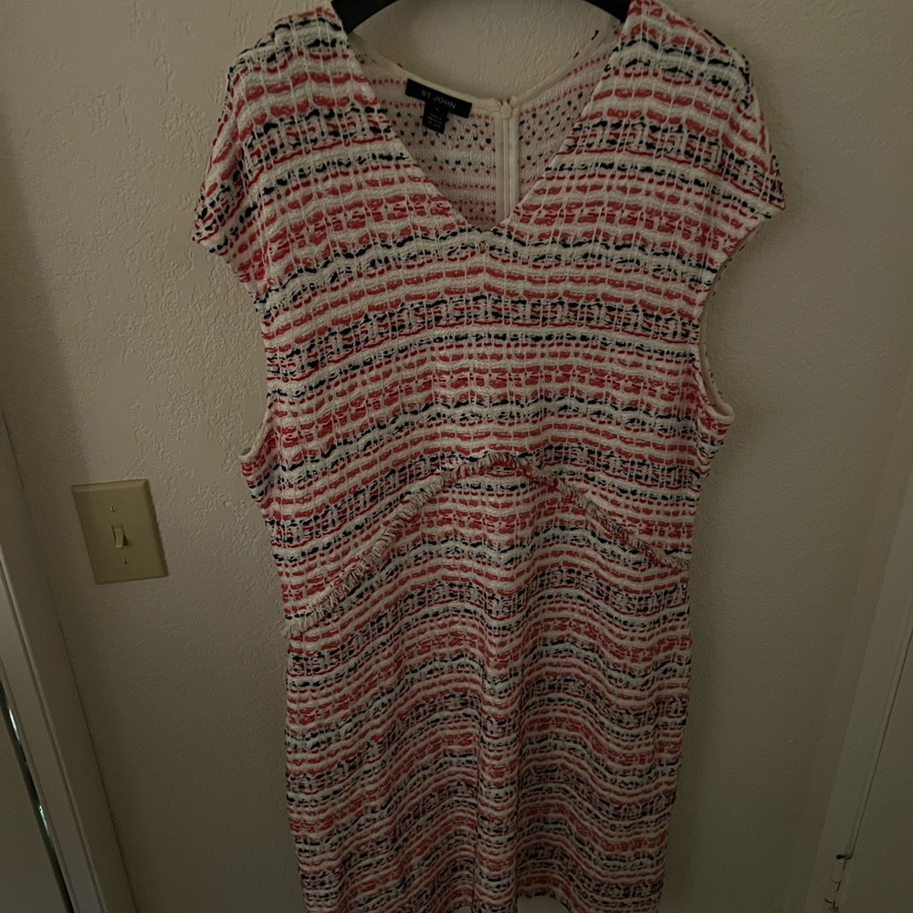 Beautiful St John Set. Dress and matching topper!